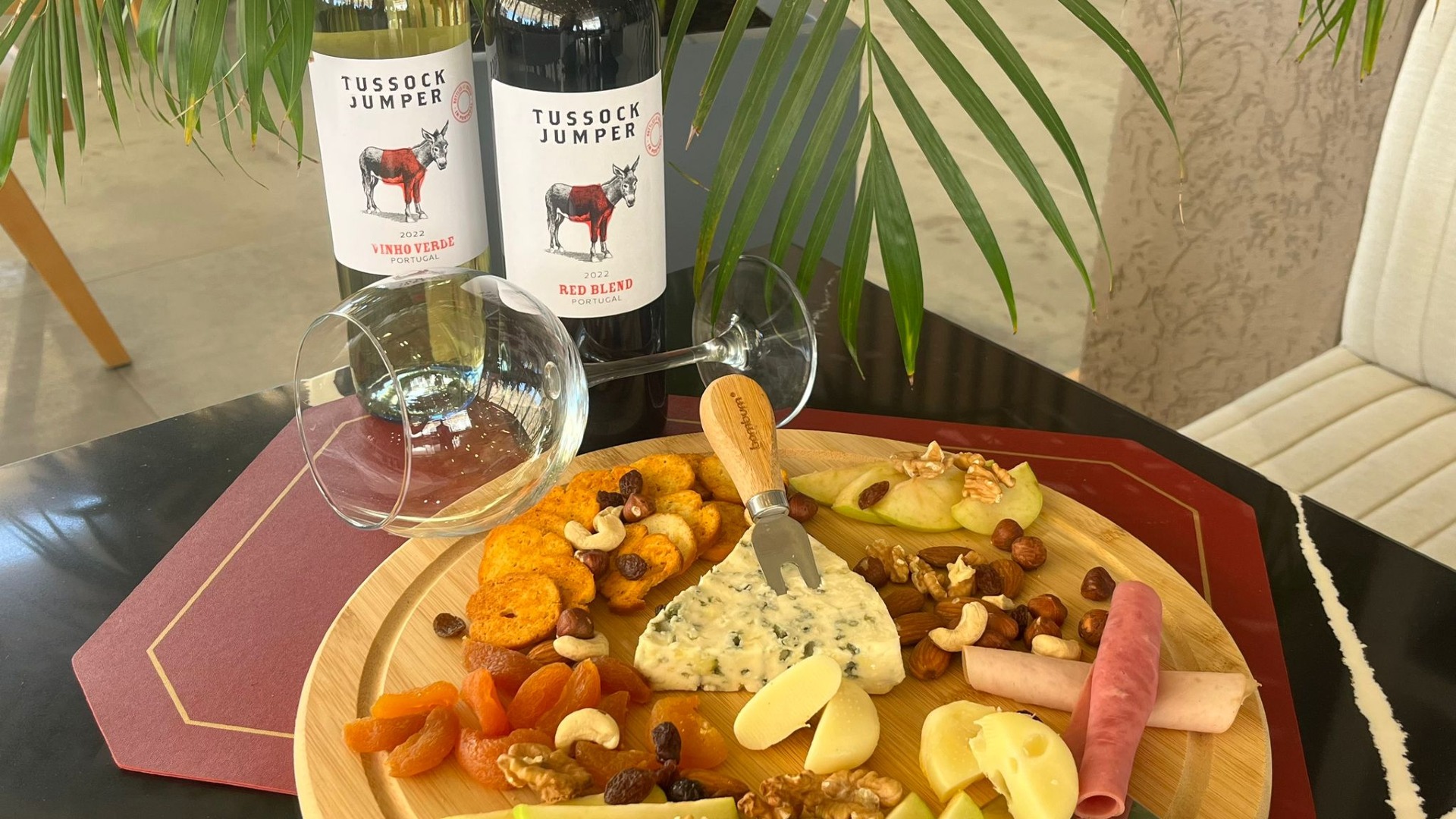 ŞARAP & PEYNİR TABAĞI - RED / WHITE