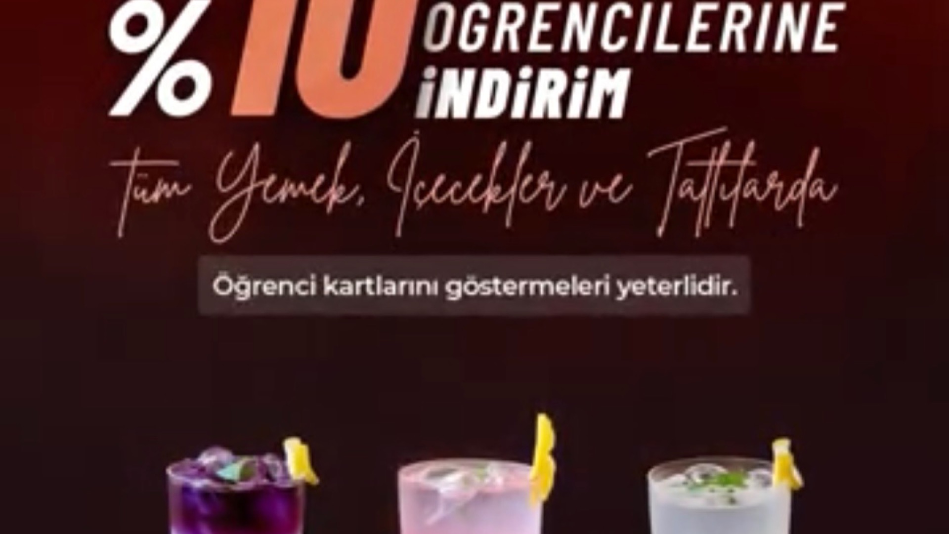 Öğrencilerimize özel 